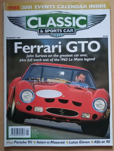 Classic sports car jan 2001 - &,