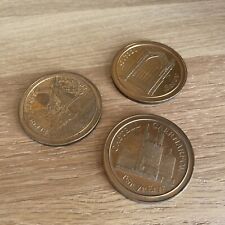 European Architectural Heritage Bronze Coins 1975 Norfolk Melrose Tŵr Yr Eryr