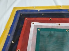 Skip Covers Heavy Duty 240GSM PVC Mesh Hemmed + Eyelets
