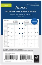 Filofax Mini month on two