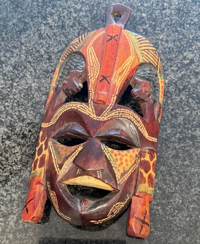 African wooden tribal wall