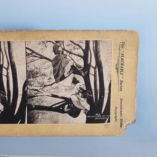 Victorian risque stereoview - victorian,