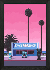 Kaws shop Framed Wall Art