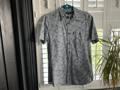 Mens farhi blue leaf shirt - mens,