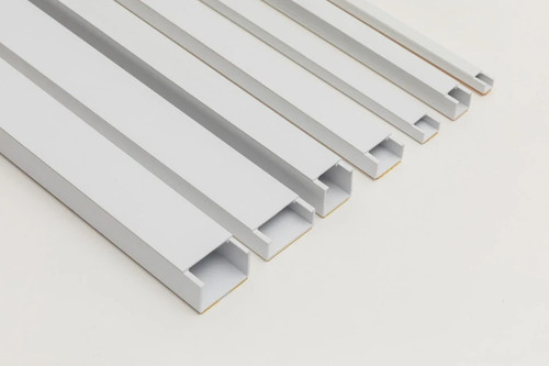 White pvc cable trunking - pvc,