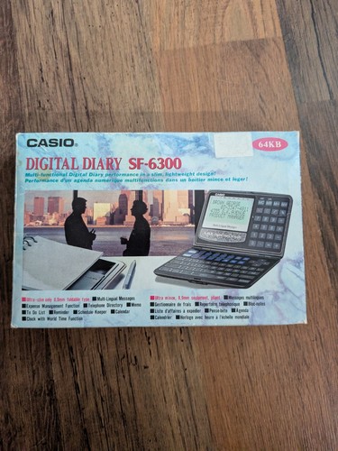 Casio 6300 digital diary - sf-6300,