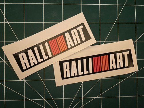 Evolution ralliart bumper - 2x,
