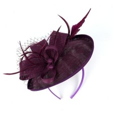 New Flower Feather Fascinator