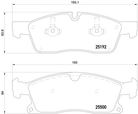 Front brembo 109 brake - front,
