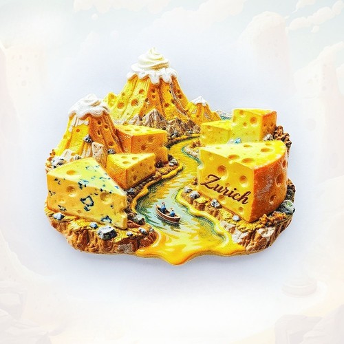 Swiss cheese river fridge - swiss,