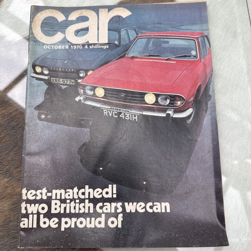 Car magazine october 1970 - car,