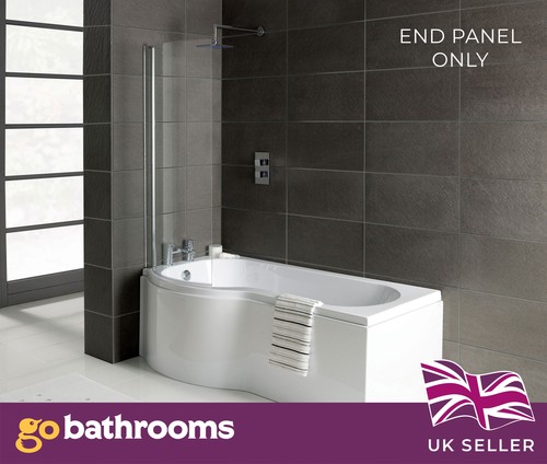 Acrylic white end bath - white,