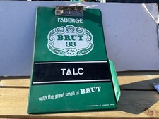 retro brut 33 faberge talc clipboard original