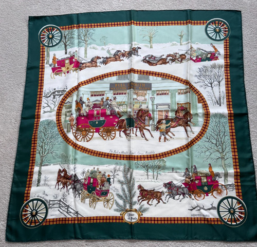 Hermes silk scarf new with - new, box