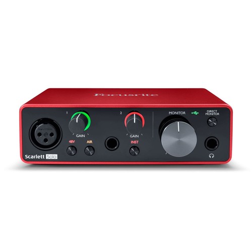 Focusrite scarlett solo 3rd - scarlett, [3rd