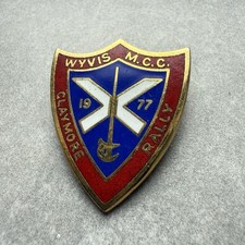 MCC Motorcycle Club Rally Badge.