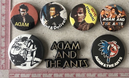 Vintage adam the - ants, pin