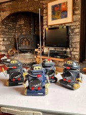 TOMY  dancing robot Dj Radio 1980s.  Working. Plus three others