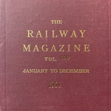 THE RAILWAY MAGAZINE BOUND