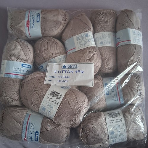 Patons cotton 4ply 100g - patons,