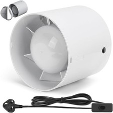 Inline Extractor Fan 100mm/4