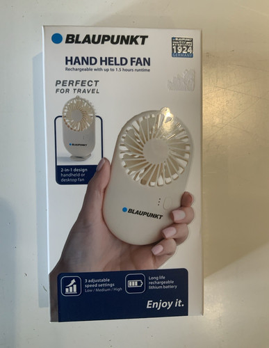 Blaupunkt handheld fan - fan, white