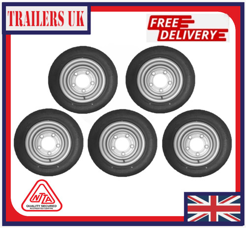 195 r12c tyre - 5x,