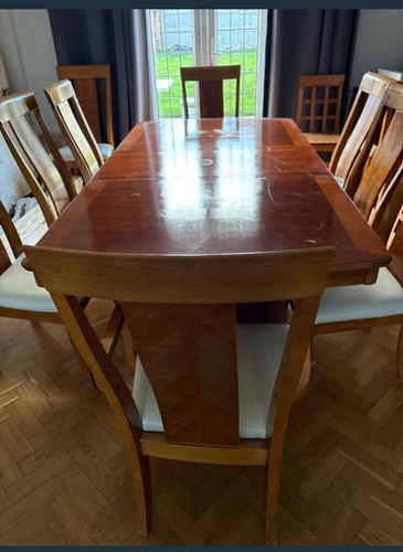 Solid extendable mahogany wood - solid,