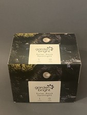 Solar Powered Light Super Bright Rock Effect Spotlight Garden Outdoor Pathway