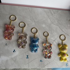 Teddy Bear Extra Large Keyring ..... You Choose Your Design, Hand Made With Love