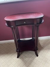 Dark Wooden Side Table With