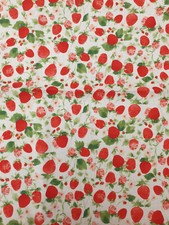 Strawberry fabric UK fat