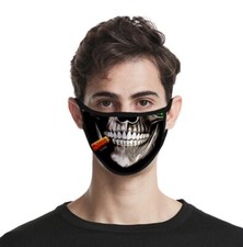 Face Mask Skull Smoking