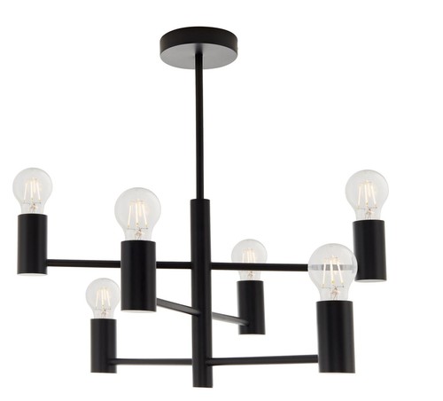 Studio ceiling lamp - matt, black