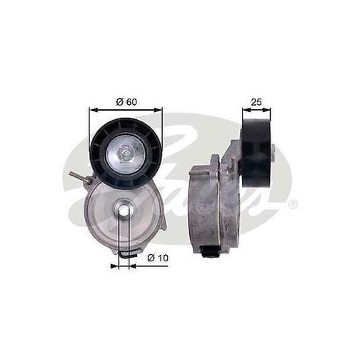 Tensioner pulley ribbed - tensioner, v-ribbed