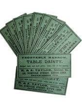 Vintage paper seed packets