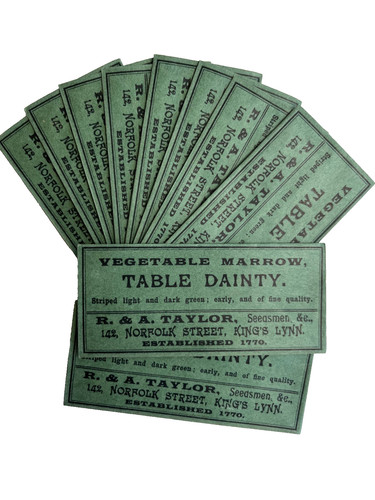 Vintage paper seed - , packets