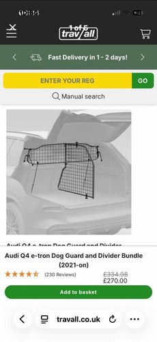 Treval audi etron - q4, dog