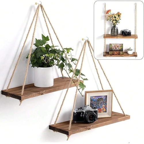 Pcs wooden hanging shelf - pcs,