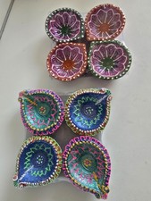 Diwali Diya Set of 8 Hand