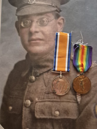 Ww1 medal pair serjeant in - ww1,