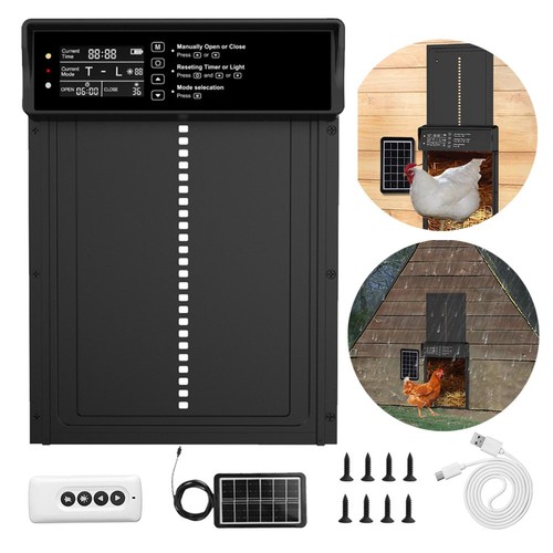 Chicken door opener solar auto - door,