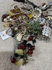 Mixed Box Of Jewllery Costume And Vintage