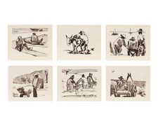 Josef Herman six lithographic