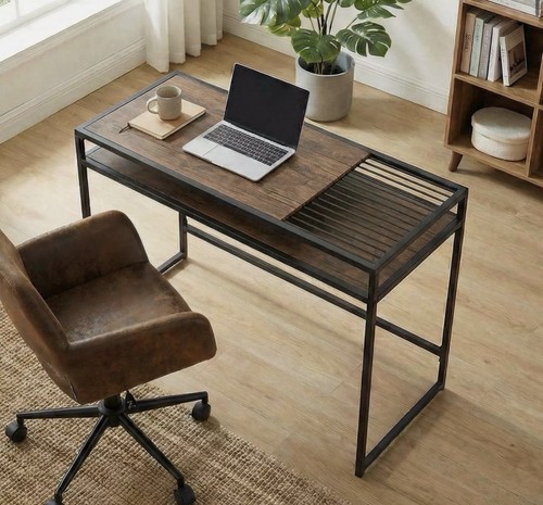 Brand new wooden computer - brand,
