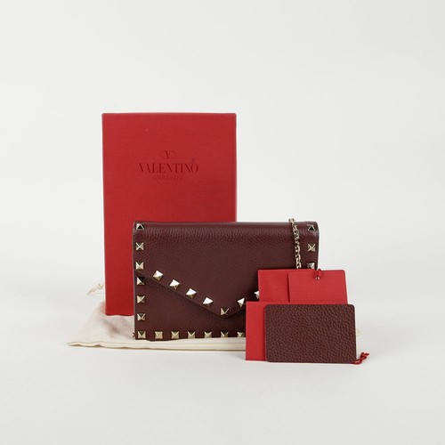 Valentino burgundy leather - valentino,