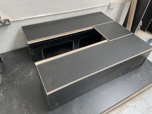 Campervan shaped bed system - campervan,