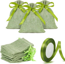 30 pieces jute bags, confetti