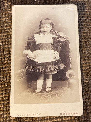 Victorian cdv photo girl - victorian, w/