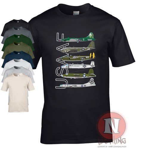 Ww2 usaaf bombers shirt - usaaf,